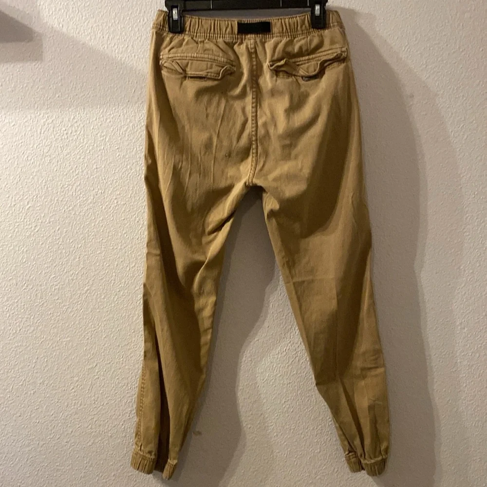 Iron Co khaki jogger pants size small
